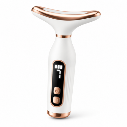 Sculptano 7-Color LED Thermal Vibration Face & Neck Massager