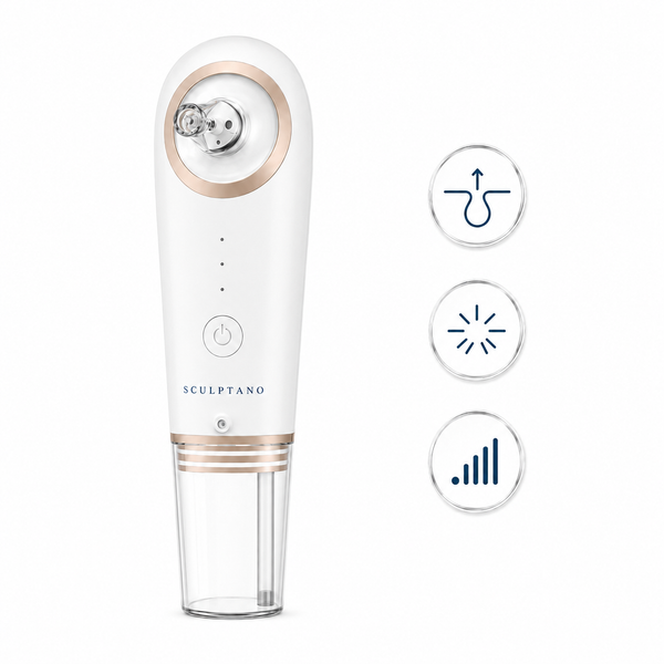 Sculptano Clarity Pro: Advanced Hydro-Vacuum Pore Purifying & LED Therapy System