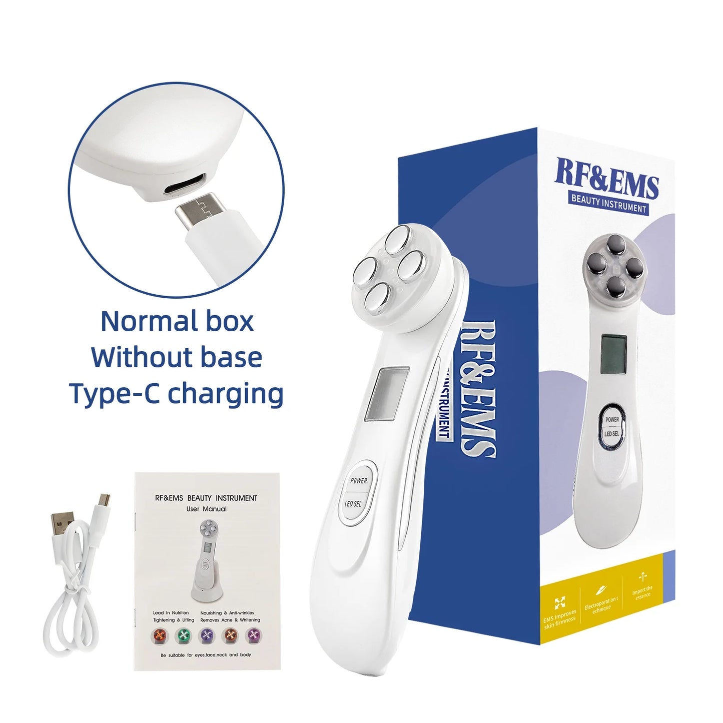 Sculptano 5-in-1 RF & EMS Deep Electroporation Facial Lifting Device