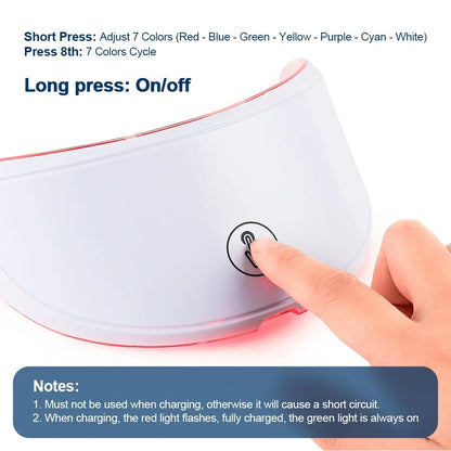 Sculptano 7-Color Bio-Light Photon Therapy Neck Mask