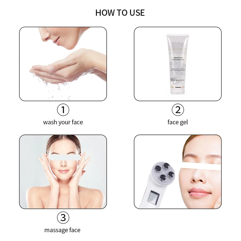 Sculptano 5-in-1 RF & EMS Deep Electroporation Facial Lifting Device