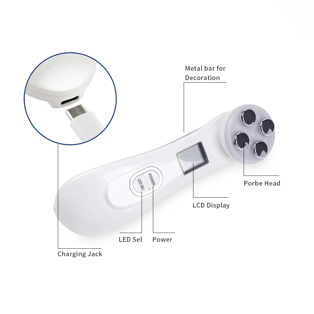 Sculptano 5-in-1 RF & EMS Deep Electroporation Facial Lifting Device