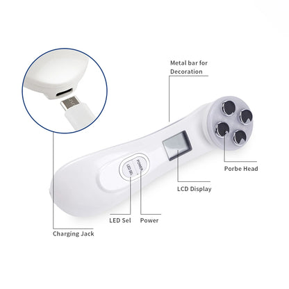 Sculptano 5-in-1 RF & EMS Deep Electroporation Facial Lifting Device