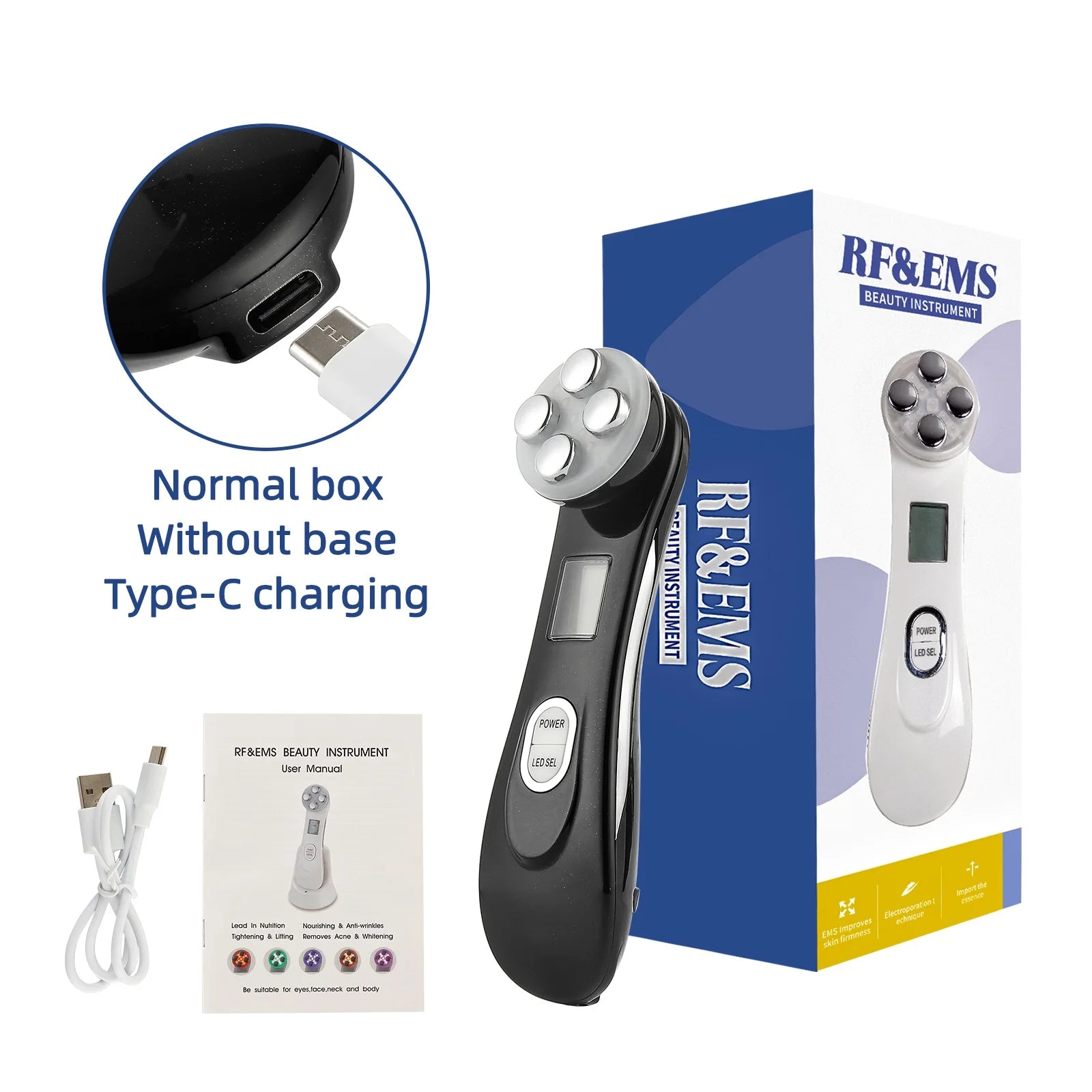 Sculptano 5-in-1 RF & EMS Deep Electroporation Facial Lifting Device
