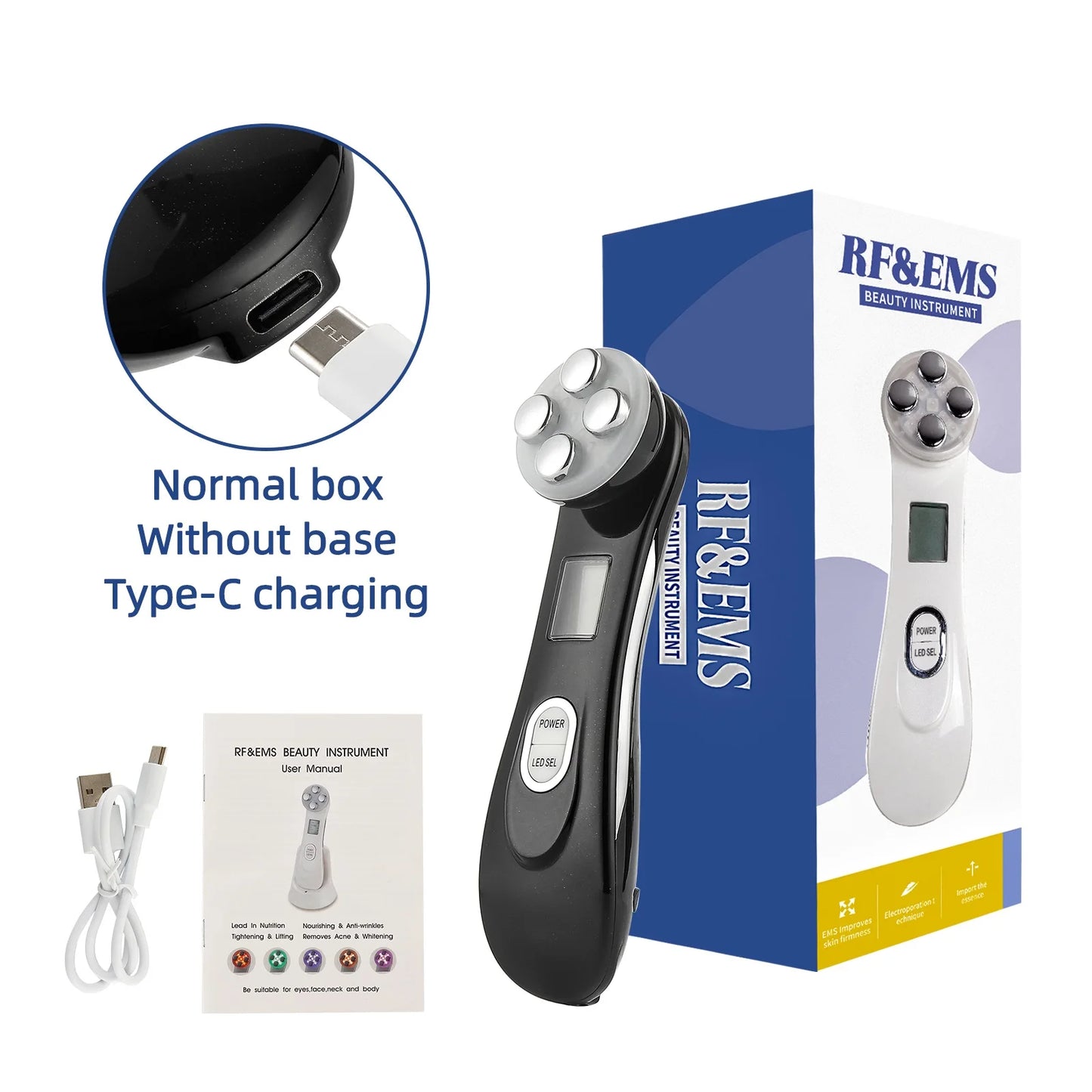 Sculptano 5-in-1 RF & EMS Deep Electroporation Facial Lifting Device
