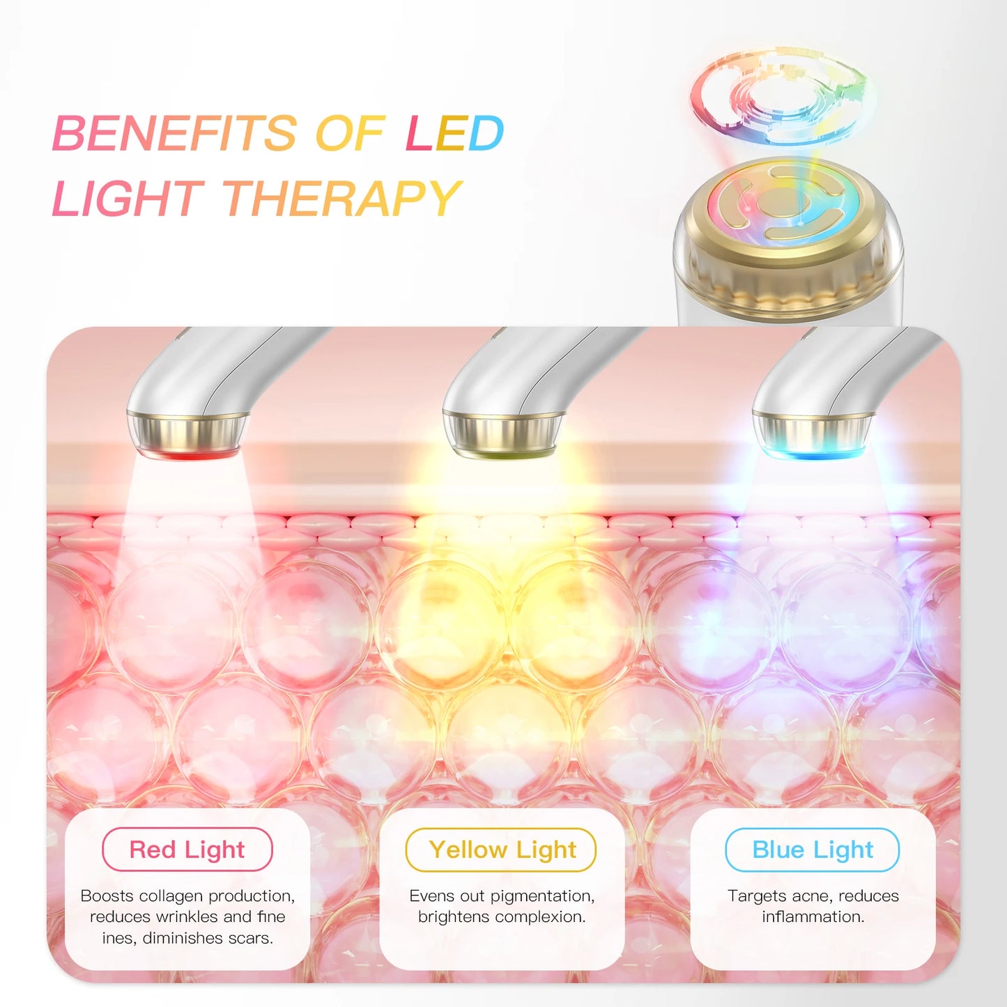 Sculptano M2 6-in-1 LED EMS Photon Rejuvenating Face Lifting Device