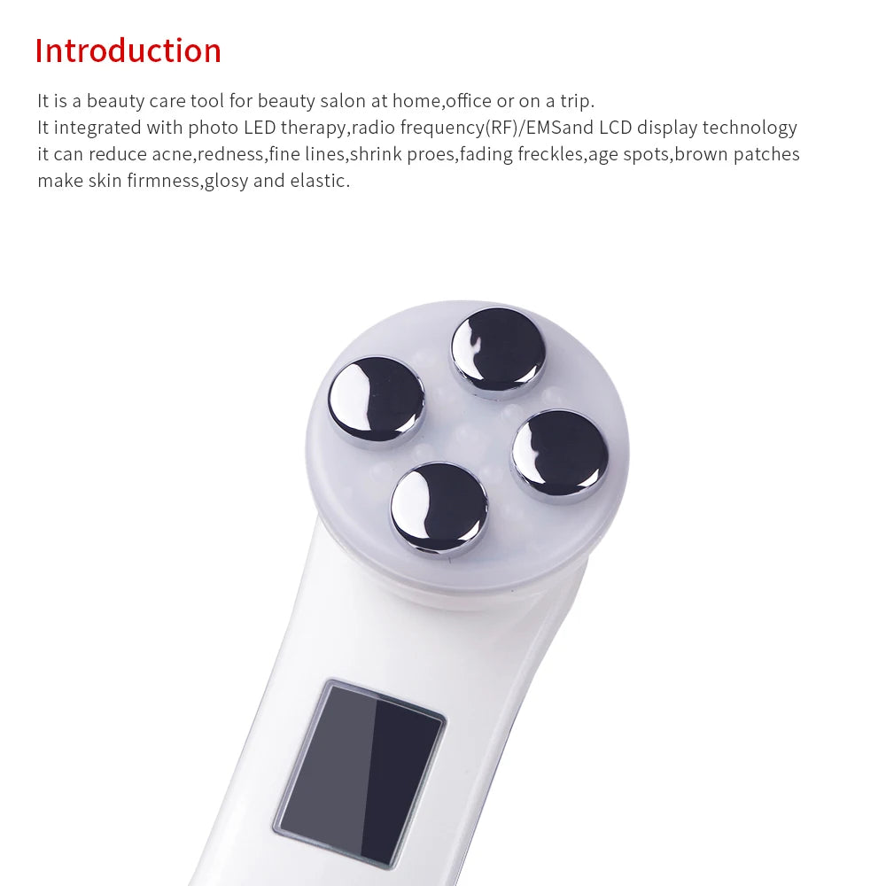 Sculptano 5-in-1 RF & EMS Deep Electroporation Facial Lifting Device