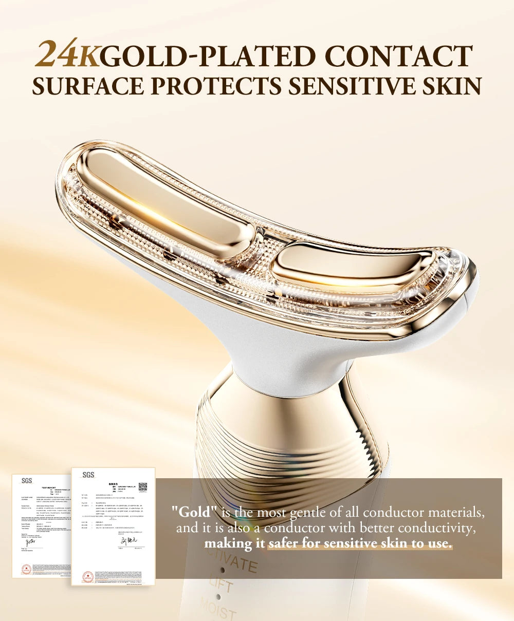 Sculptano 24K Gold Bipolar EMS Multi-Functional Beauty Device