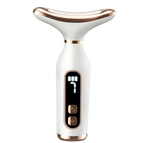 Sculptano 7-Color LED Thermal Vibration Face & Neck Massager
