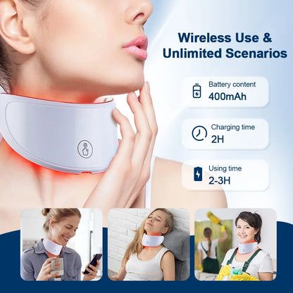 Sculptano 7-Color Bio-Light Photon Therapy Neck Mask
