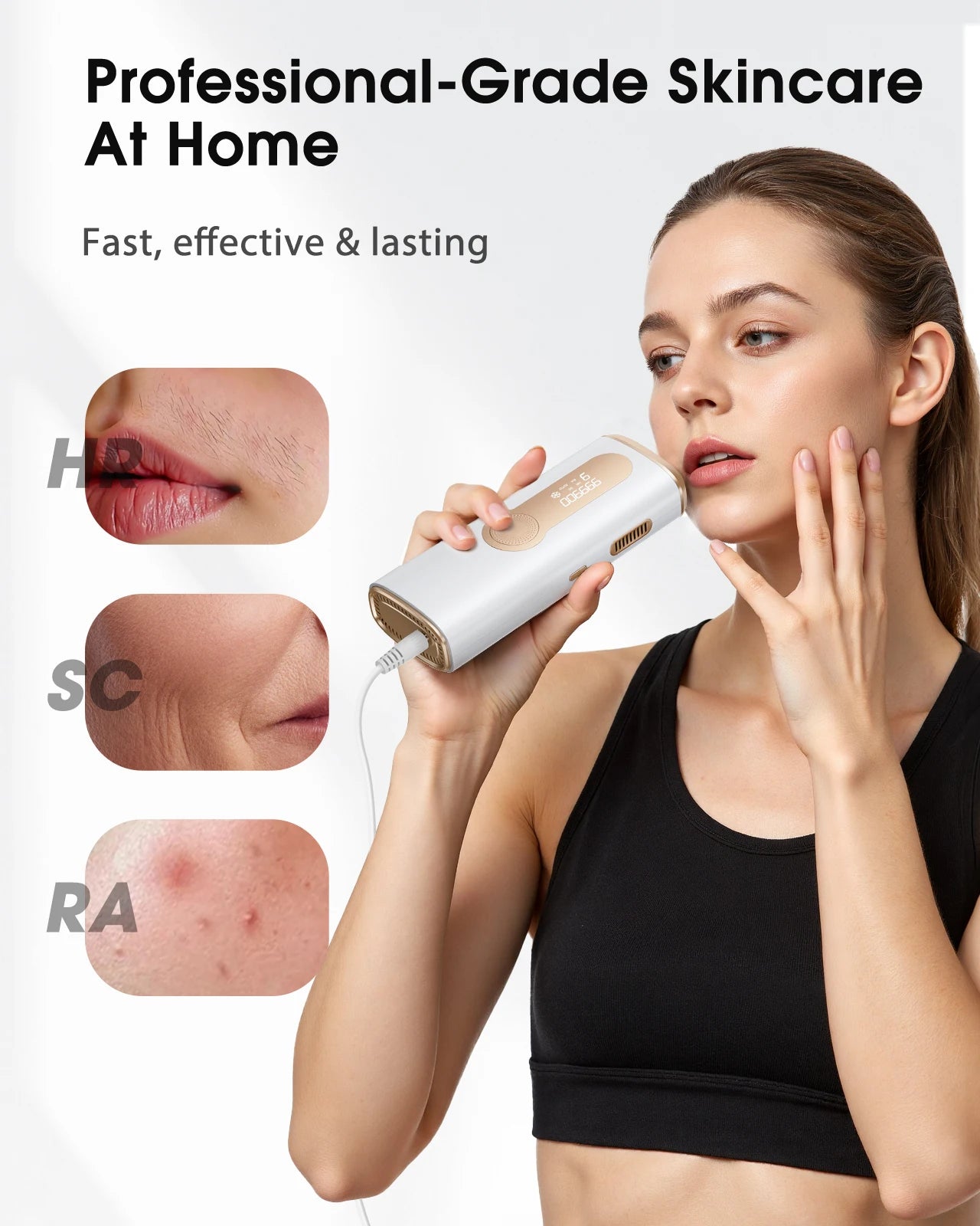 Sculptano Luma-Tech: 3-in-1 IPL &amp; Cooling Epilation System