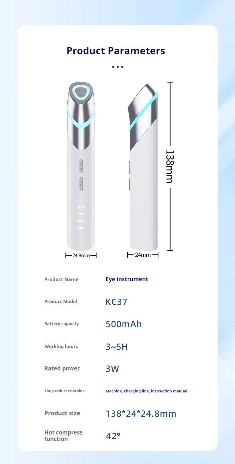 Sculptano Microcurrent Anti-Fatigue Professional Eye Rejuvenation Wand