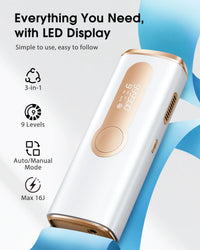 Sculptano Luma-Tech: 3-in-1 IPL &amp; Cooling Epilation System