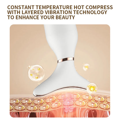 Sculptano 7-Color LED Thermal Vibration Face & Neck Massager